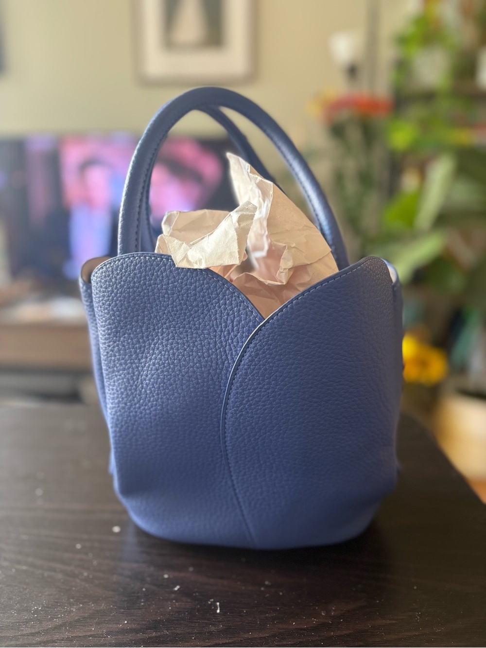 Melie Bianco Tulip Top - Handle Crossbody Tote - Picture 4 of 12